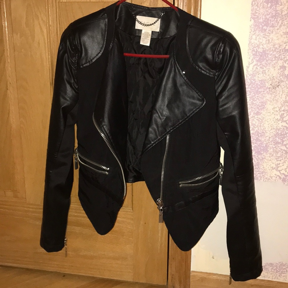 Cache leather jacket